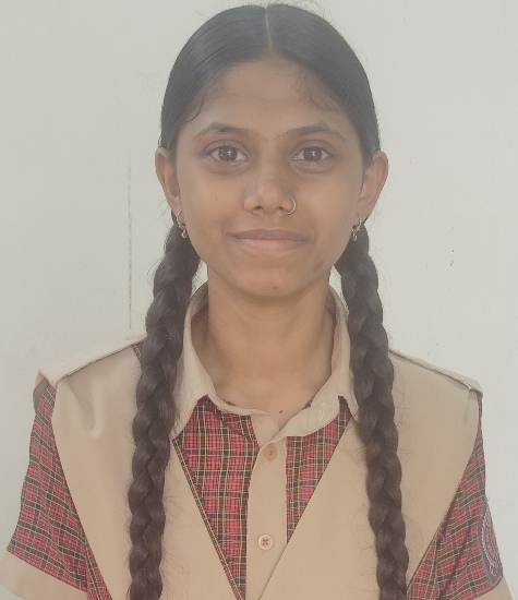 Aditi Kanwar — XII — ARTS topper at AJDG School, RBSE Board 2025-26 (96.80%)